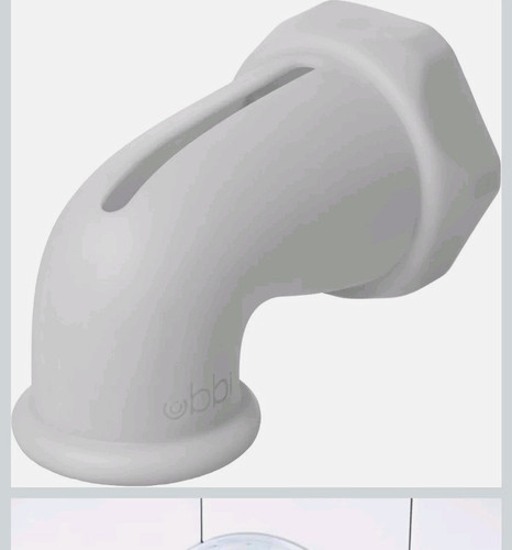 Ubbi grey bath - bath, spout