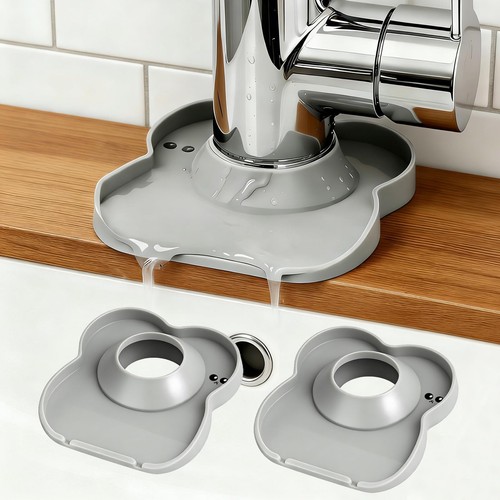 Silicone faucet mat - faucet,
