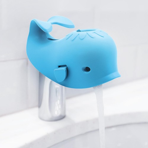 Blue whale baby - blue, bath