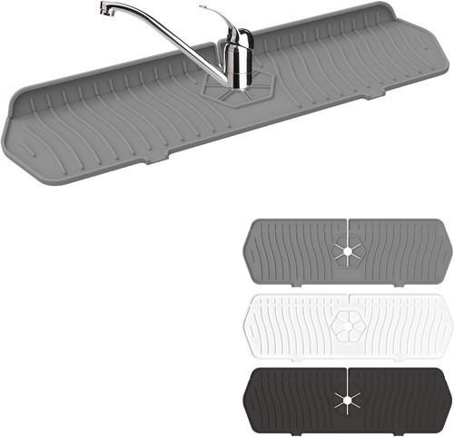 Sink drain mat - mat, behind