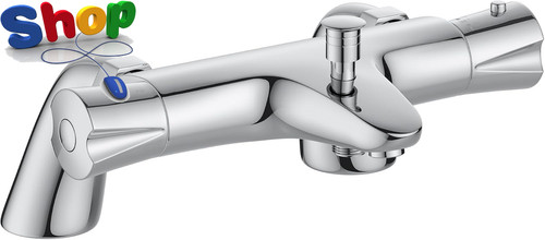 Thermostatic bath shower mixer - bath,