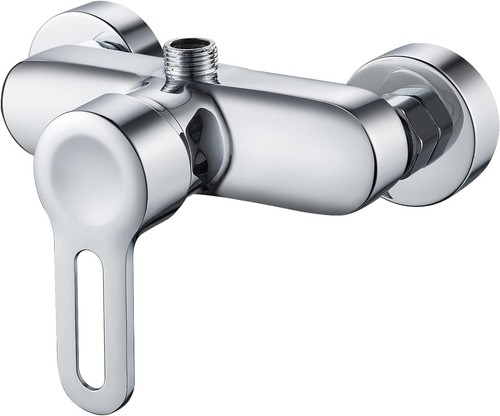 Brass wall shower mixer tap - shower,