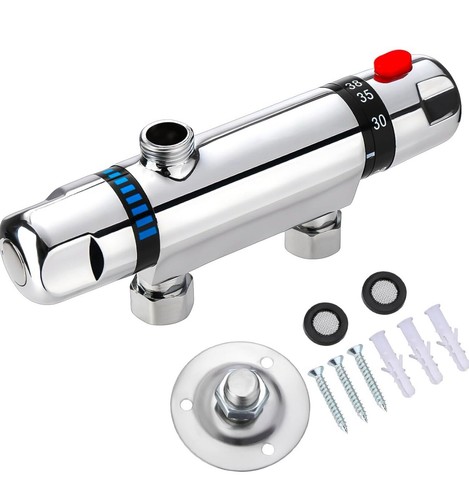 Thermostatic bath shower mixer - bath,