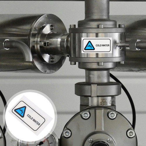 Labels for faucets - sink, safety